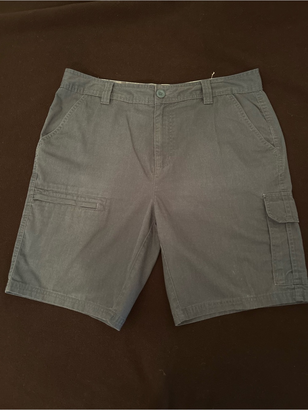 Red head deep blue high quality Men's blue Cargo Shorts